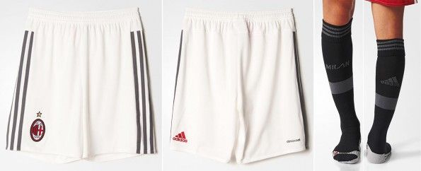 Milan pantaloncini calzettoni home 2015-2016
