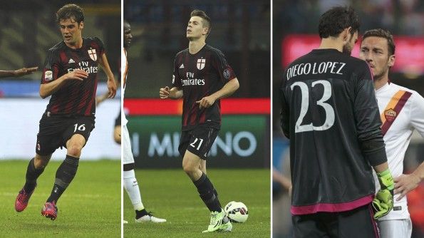 Milan-Roma, esordio kit rossonero 2015-16