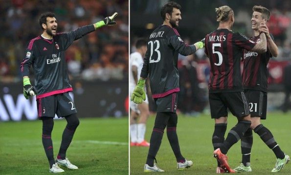 Maglia portiere Milan nera away 2015-16
