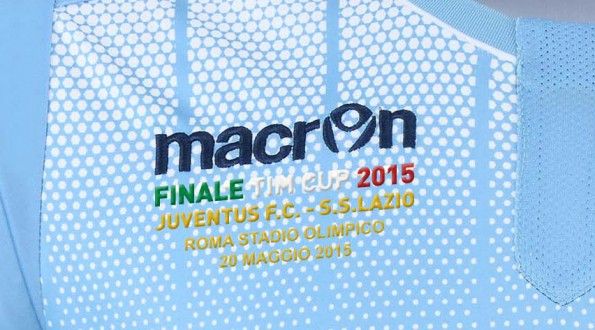 Ricamo celebrativo Lazio finale Coppa Italia 2014-2015