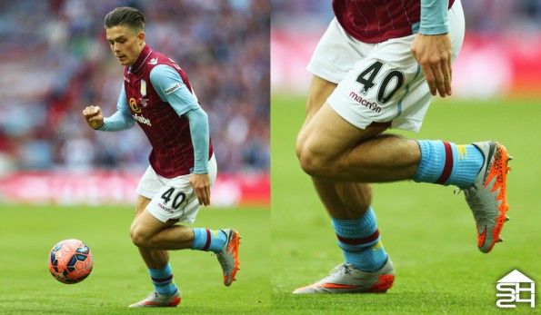 Jack Grealish (Aston Villa) - Nike Hypervenom II Phinish Silver Storm Pack