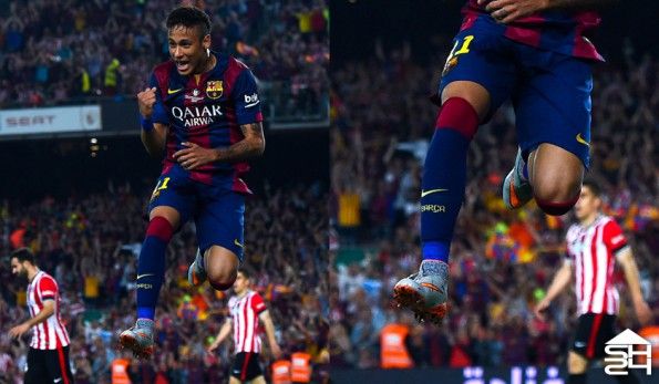 Neymar Jr. (Barcellona) - Nike Hypervenom II Phantom Silver Storm Pack