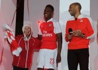 Welbeck e Henry presentazione kit Arsenal