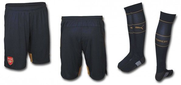 Pantaloncini calzettoni Arsenal away 2015-16