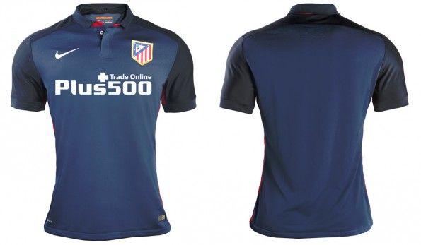 Seconda maglia Atletico Madrid 2015-16 blu