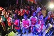 Tifosi Arsenal a Singapore