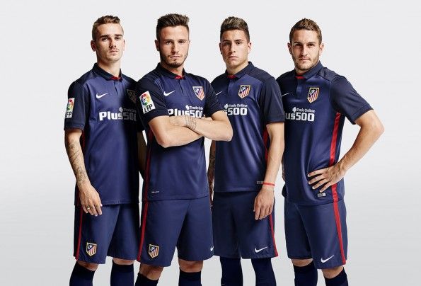 Kit Atletico Madrid away blu 2015-16