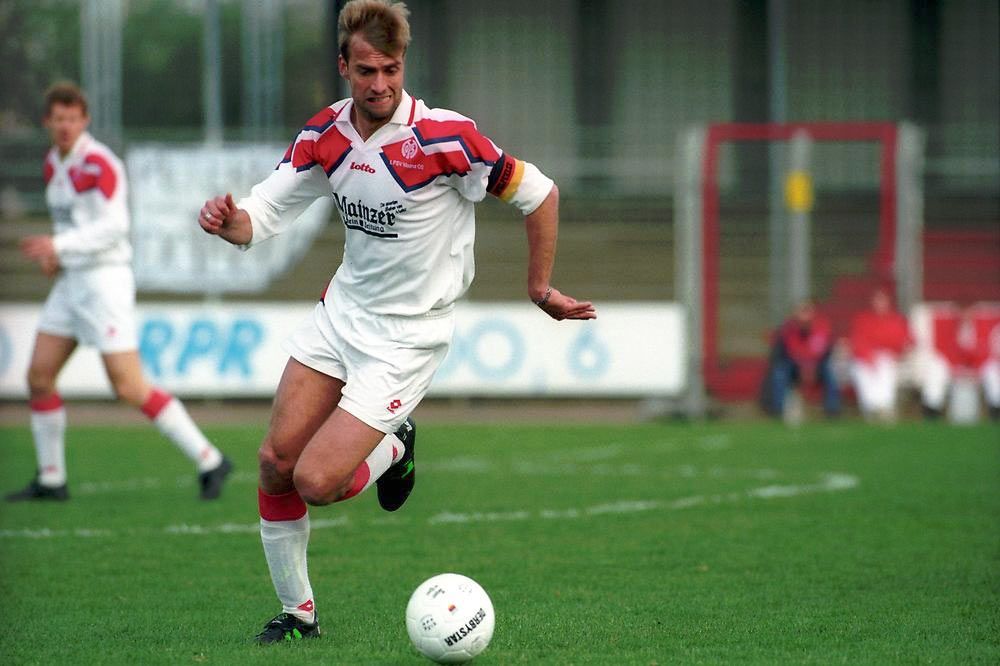 Jürgen Klopp con la maglia del Mainz 05
