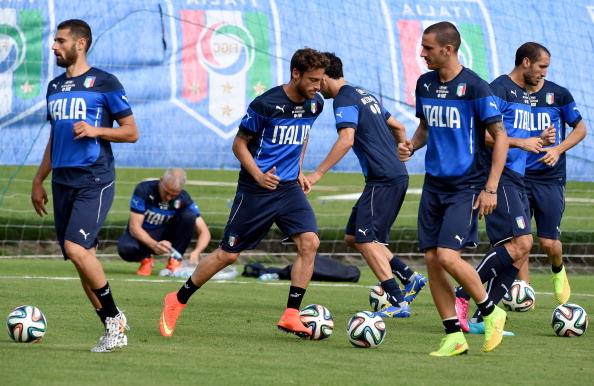 Allenamento Italia ai Mondiali 2014