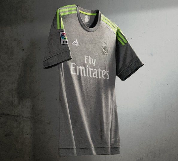 Maglia Real Madrid away grigia 2015-16