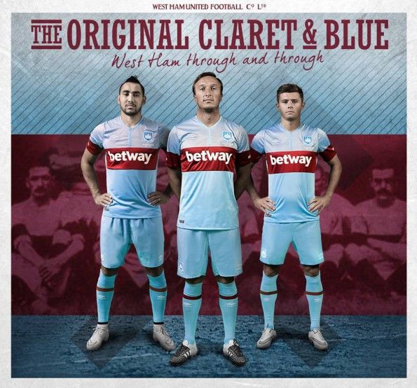West Ham away kit 2015-2016