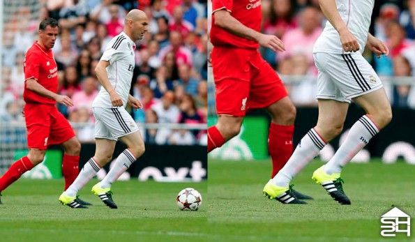 Zinedine Zidane (Real Madrid Legends) - adidas ACE15 Pelle