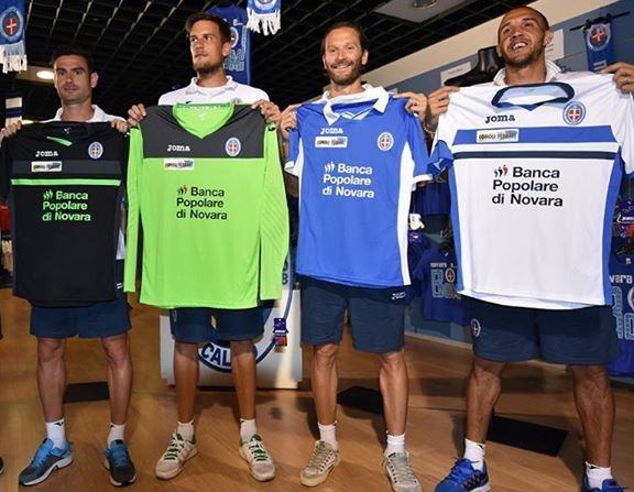 Presentazione maglie Novara 2015-2016