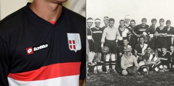 Maglia away Rimini nera 2015-16 Lotto