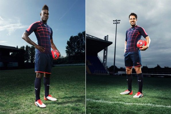 Balotelli e Fabregas con le scarpe evoPower