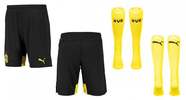Pantaloncini calzettoni BVB home 2015-16