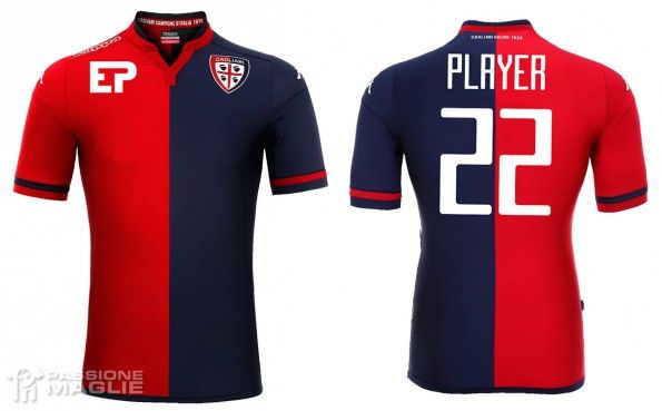 Maglia Cagliari 2015-2016 home