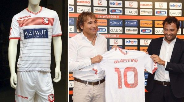 Maglia Carpi 2015-2016 home