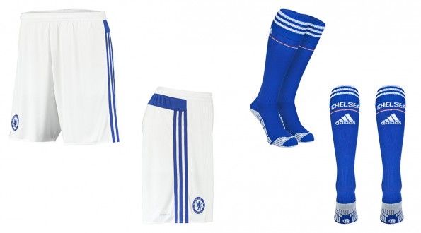 Chelsea pantaloncini calzettoni away 2015-2016