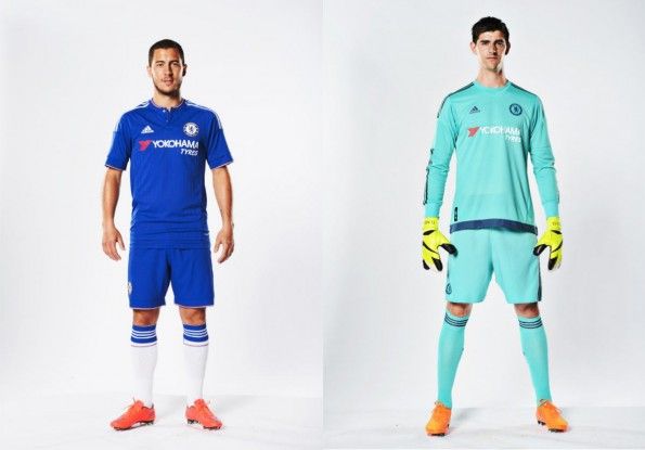 Hazard e Courtois, Chelsea divisa 2015-16