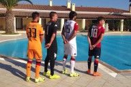 Font nome numeri Cagliari Kappa 2015-16