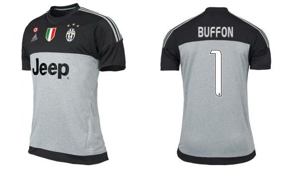 Maglia portiere Juventus grigio-nera 2015-16