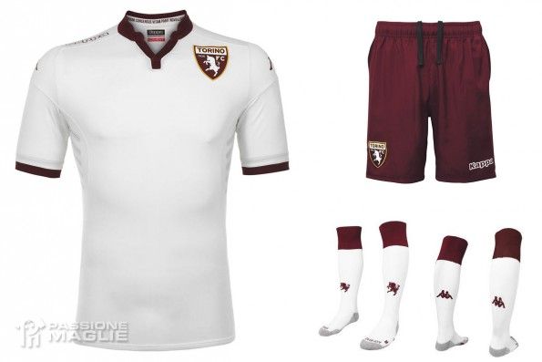 Seconda maglia Torino 2015-2016 bianca