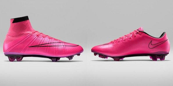 Scarpini Mercurial Superfly e Vapor rosa 2015
