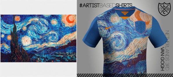 Maglia Olanda Nike Van Gogh