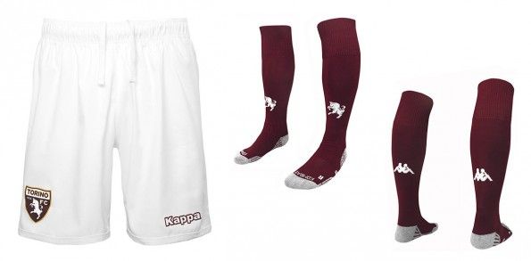 Pantaloncini calzettoni Torino home 2015-16