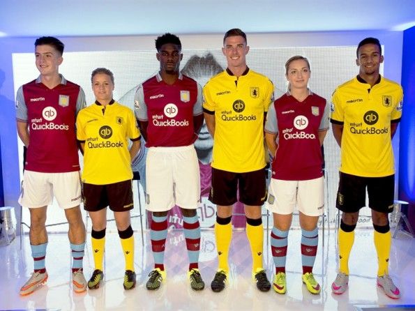 Presentazione kit Aston Villa 2015-2016