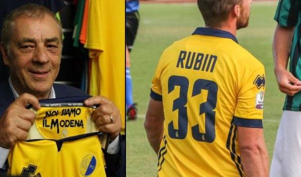 Font Modena nomi numeri 2015-2016