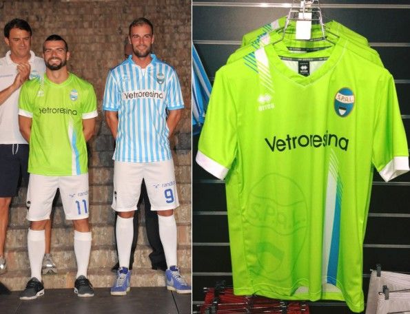 Seconda maglia SPAL 2015-2016 verde