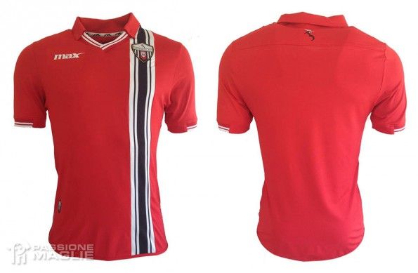 Seconda maglia Ascoli 2015-2016 rossa