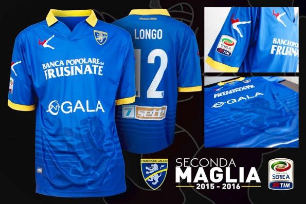 Frosinone seconda maglia 2015-2016 blu