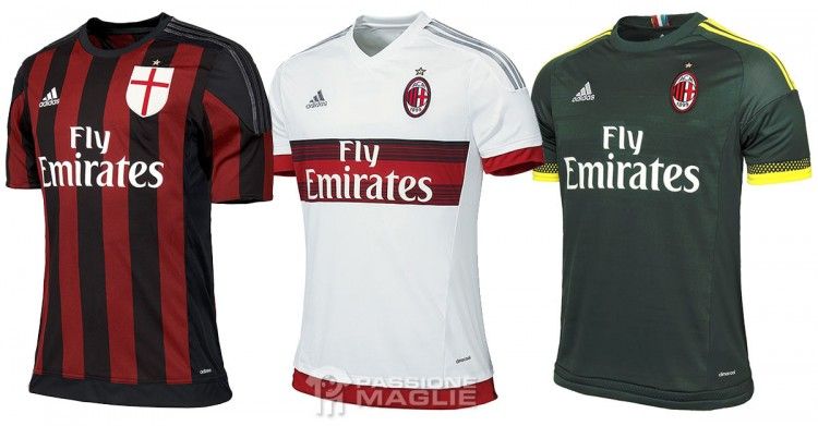 Maglie Milan 2015-2016 Serie A