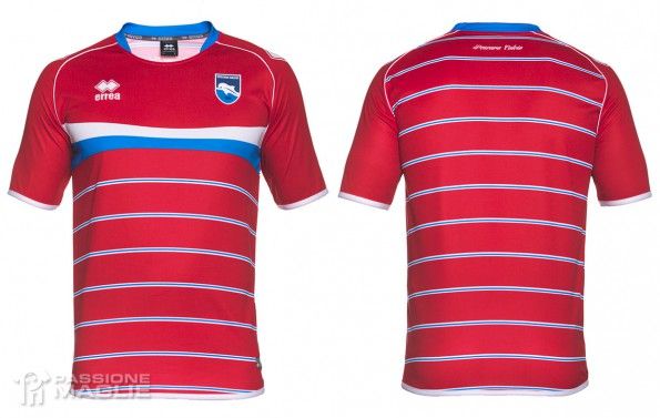 Pescara terza maglia rossa 2015-2016