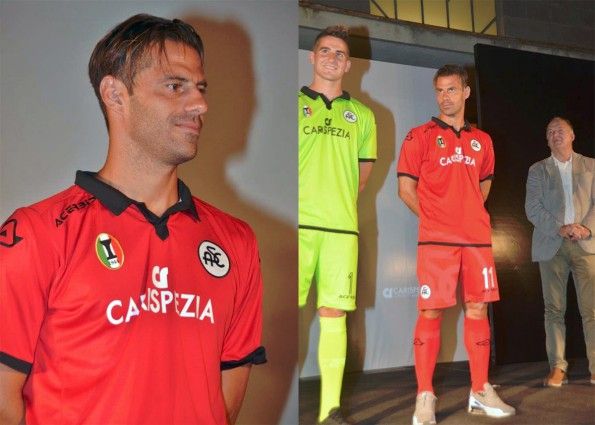 Spezia Calcio, terza maglia rossa 2015-2016