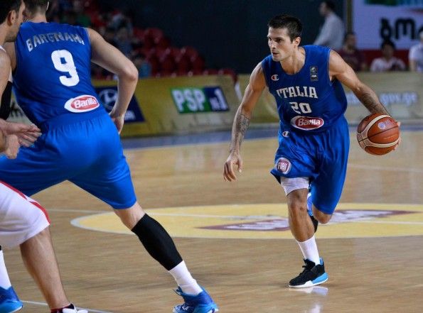 Canotta Italia basket 2015 Europei home