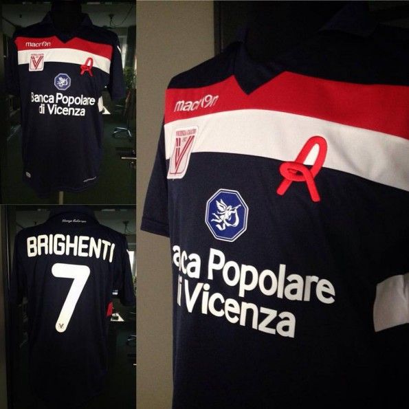 Vicenza Calcio terza maglia blu 2015-2016