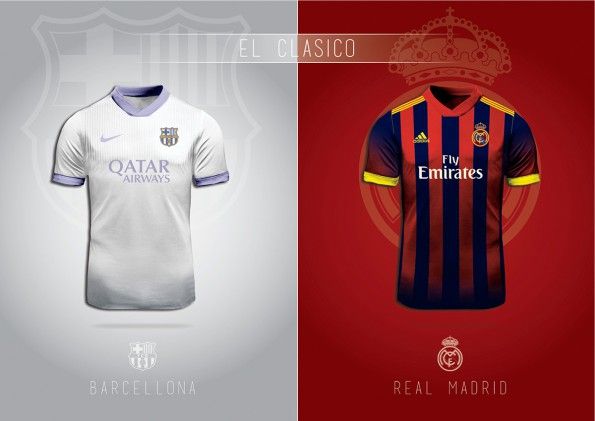 Cambio Maglia Real Madrid Barcellona