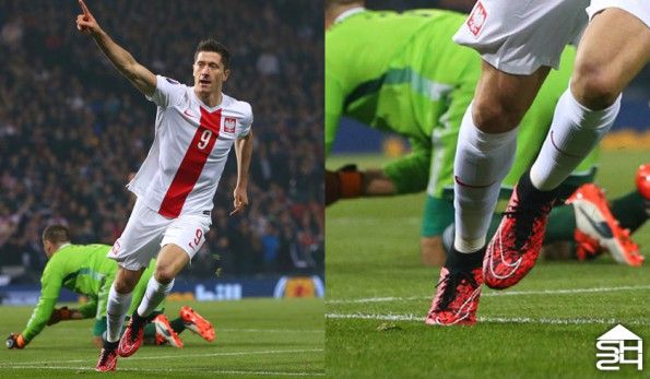 Robert Lewandowski (Polonia) - Nike HyperVenom Phantom II Lewandowski