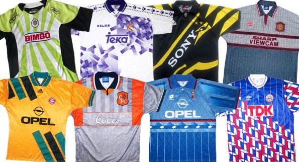 Maglie calcio anni '90