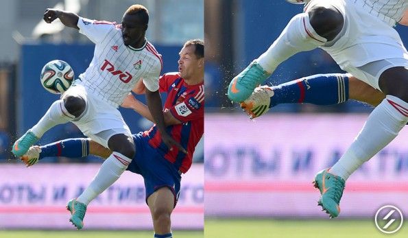 N'Doye con le scarpe Vapor VIII