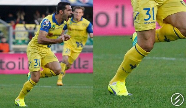 Pellissier con le scarpe evoPower Puma