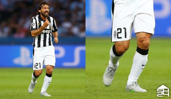 Andrea Pirlo (Juventus) - Nike Tiempo Legend V Silver Storm