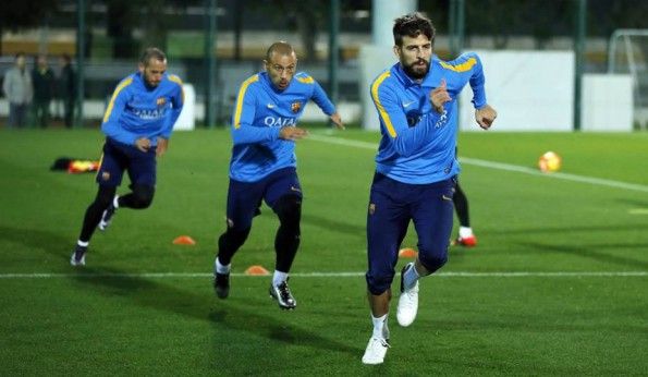 Allenamento Barcellona