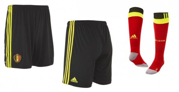 Pantaloncini e calzettoni Belgio home 2016-2017