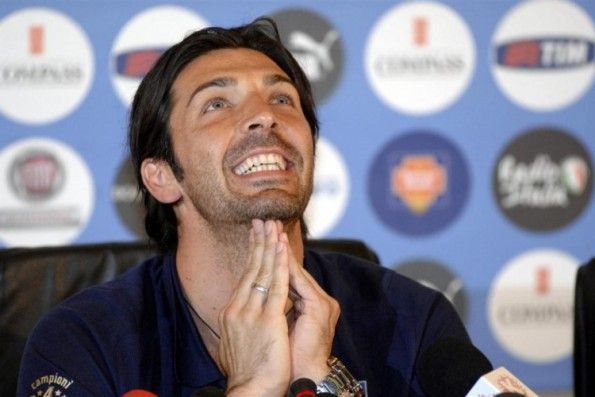 Gigi Buffon in conferenza stampa