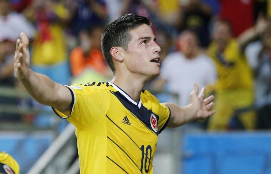 Esultanza James Rodriguez